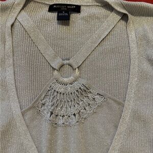 August Silk Silver Women's Sweater